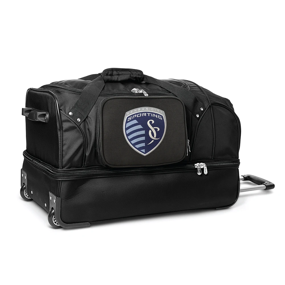 MOJO Sporting Kansas City Rolling Drop Bottom Duffel Bag