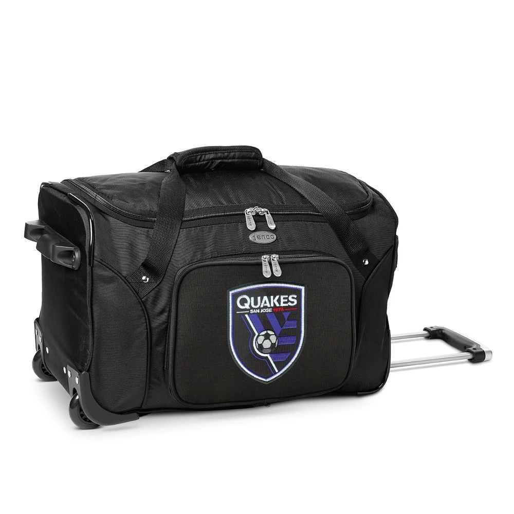 MOJO San Jose Earthquakes Wheeled Carry-On Duffle Bag