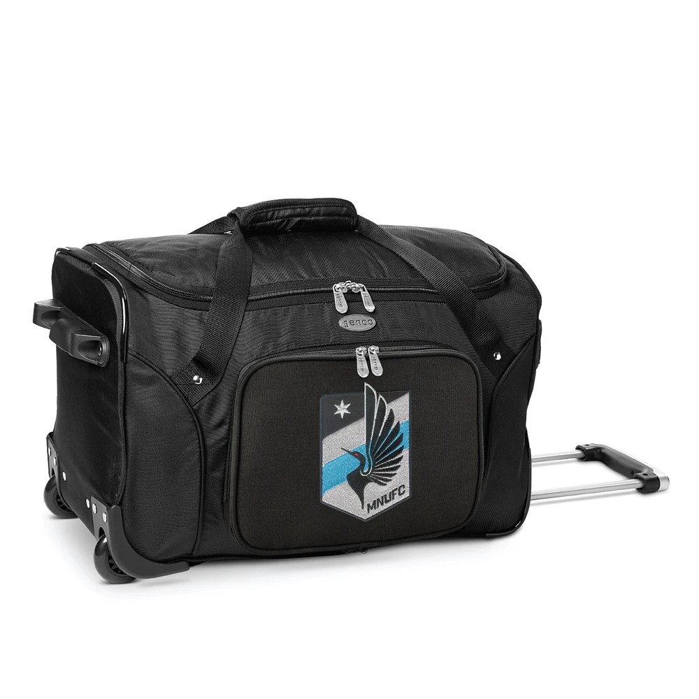 MOJO Minnesota United FC Wheeled Carry-On Duffle Bag