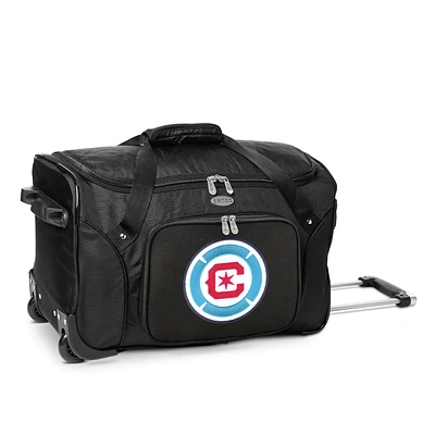MOJO Chicago Fire Wheeled Carry-On Duffle Bag