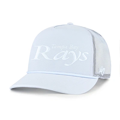 Men's '47 Light Blue Tampa Bay Rays Foundation Script Hitch Adjustable Trucker Hat