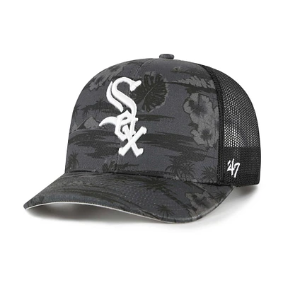 Men's '47 Black Chicago White Sox Fiji Trucker Adjustable Hat
