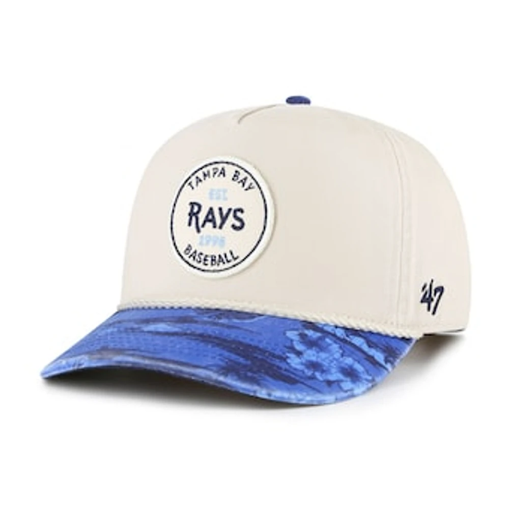 Men's '47 Cream/Navy Tampa Bay Rays Fiji Rope Hitch Adjustable Hat