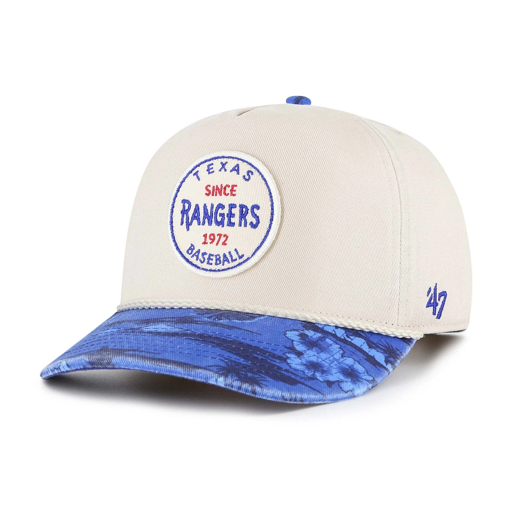 Men's '47 Cream/Navy Texas Rangers Fiji Rope Hitch Adjustable Hat