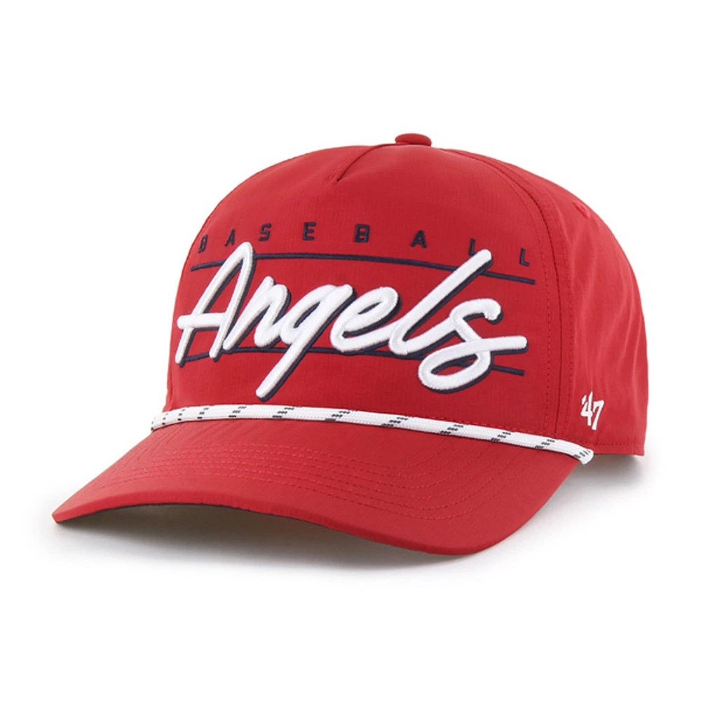 Men's '47 Red Los Angeles Angels Condor Hitch Adjustable Hat