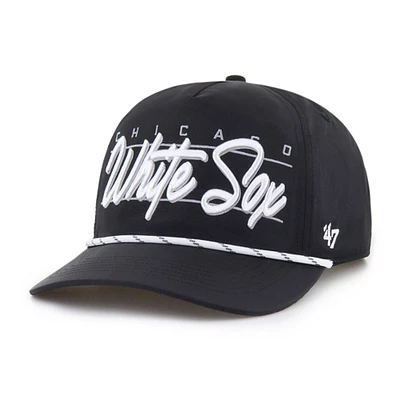 Men's '47 Black Chicago White Sox Condor Hitch Adjustable Hat