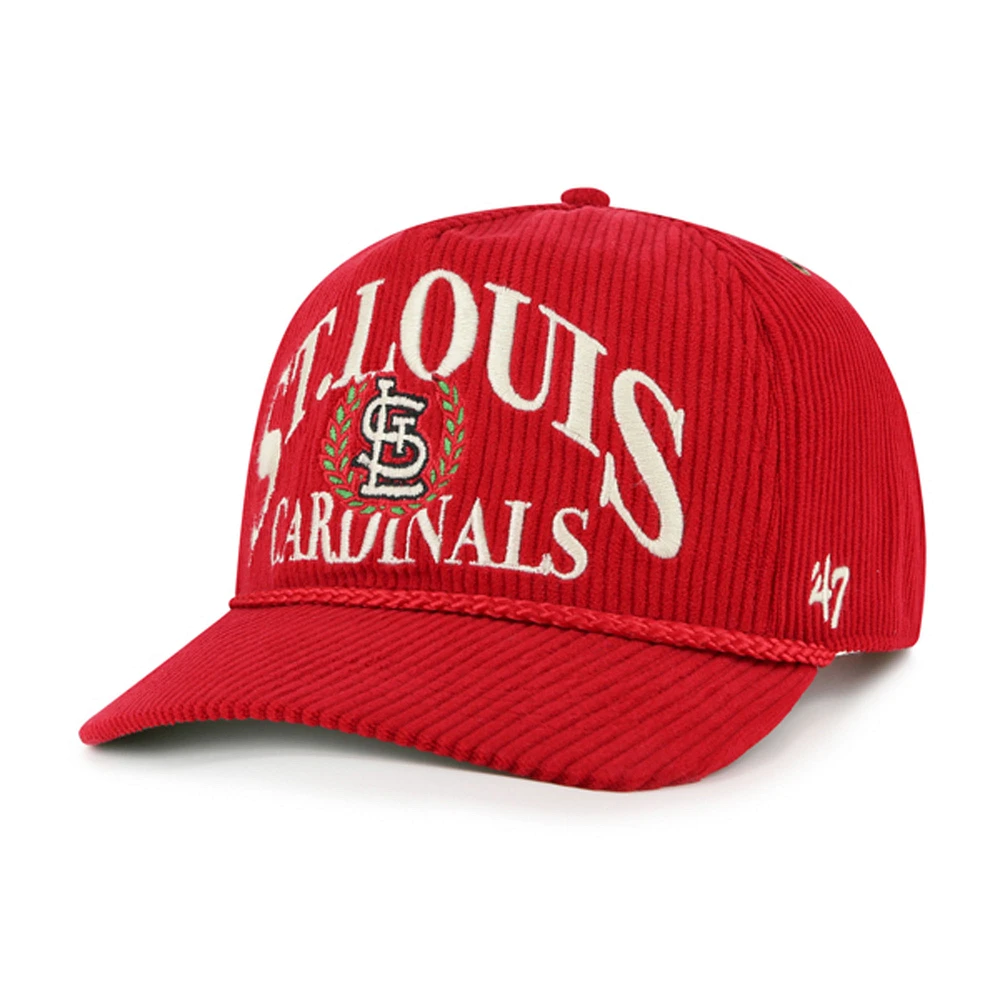 Men's '47 Red St. Louis Cardinals Pitchout Rope Hitch Adjustable Hat
