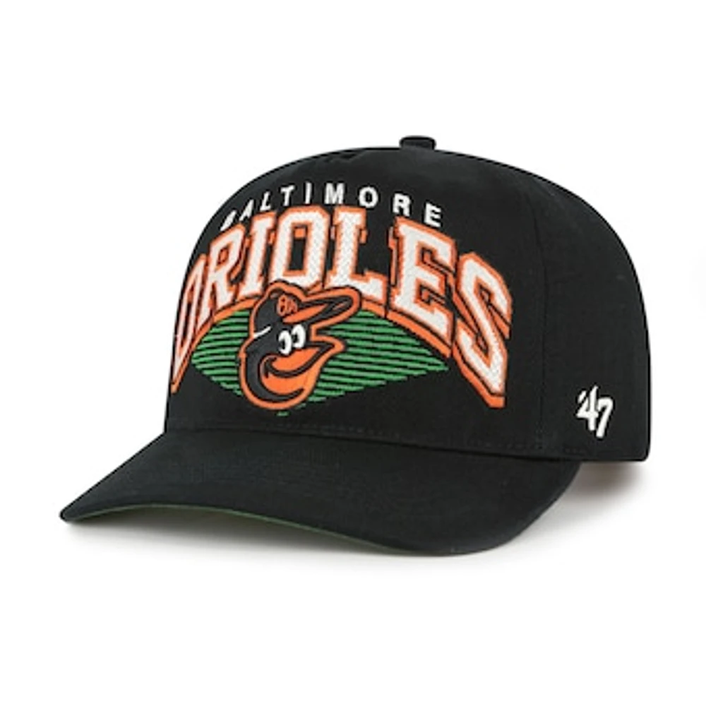 Men's '47 Black Baltimore Orioles Pomona Hitch Adjustable Hat