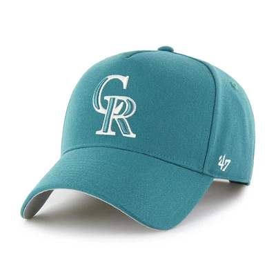 Men's '47 Teal Colorado Rockies Ballpark Offside Adjustable Hat