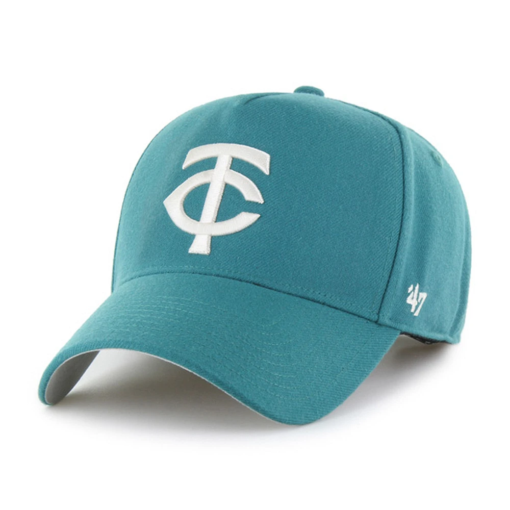 Men's '47 Teal Minnesota Twins Ballpark Offside Adjustable Hat