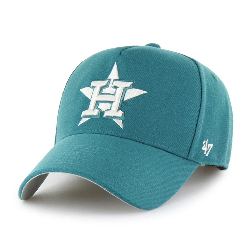 Men's '47 Teal Houston Astros Ballpark Offside Adjustable Hat