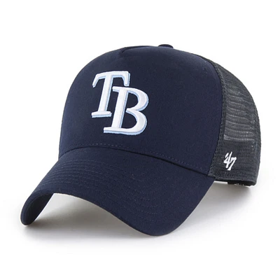 Men's '47 Navy Tampa Bay Rays Ballpark Offside Adjustable Trucker Hat