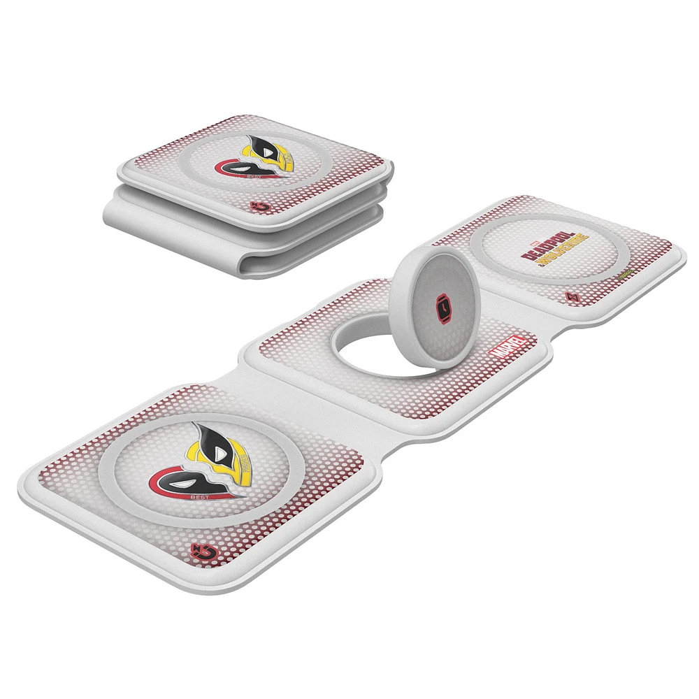 Keyscaper Deadpool & Wolverine Three-In-One Foldable Charger