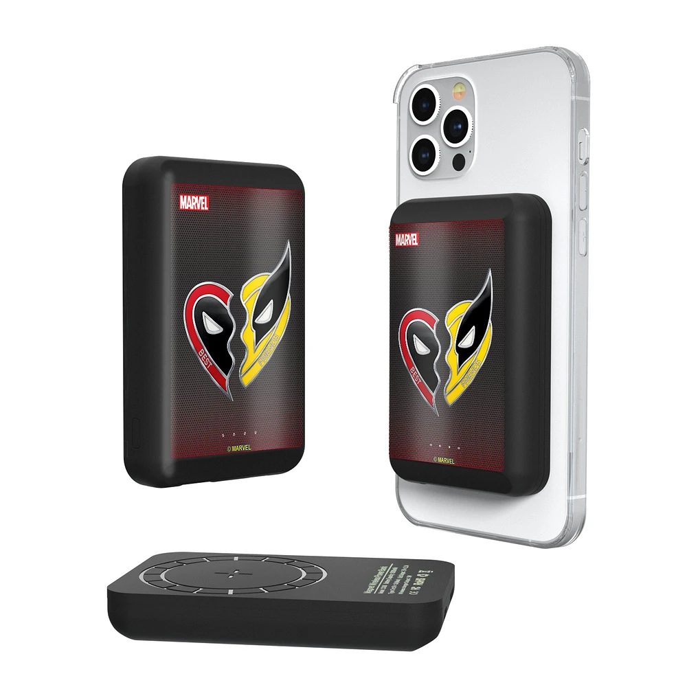 Keyscaper Deadpool & Wolverine 5000mAh Wireless Magnetic Power Bank