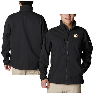 Men's Columbia Black Calgary Flames Ascender II Full-Zip Jacket
