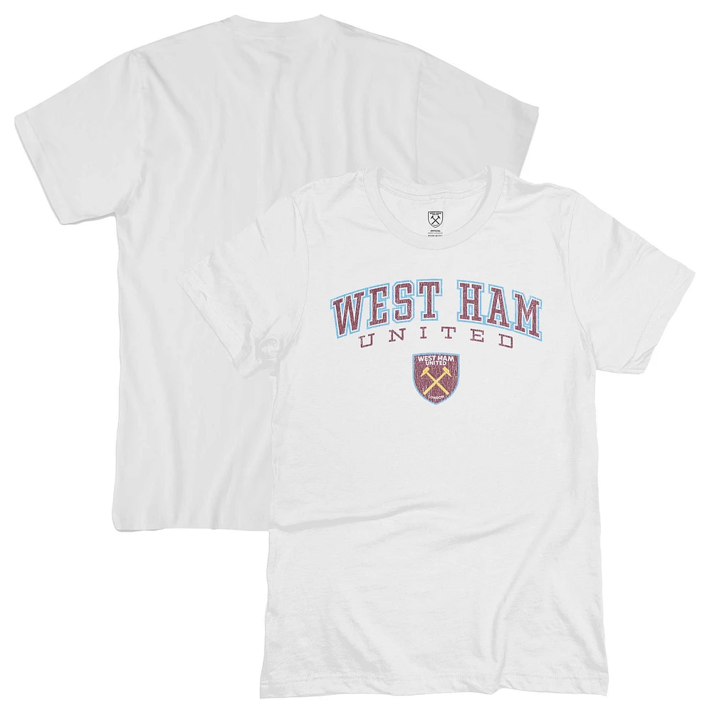 Men's 1863FC White West Ham United Athletic Wordmark T-Shirt