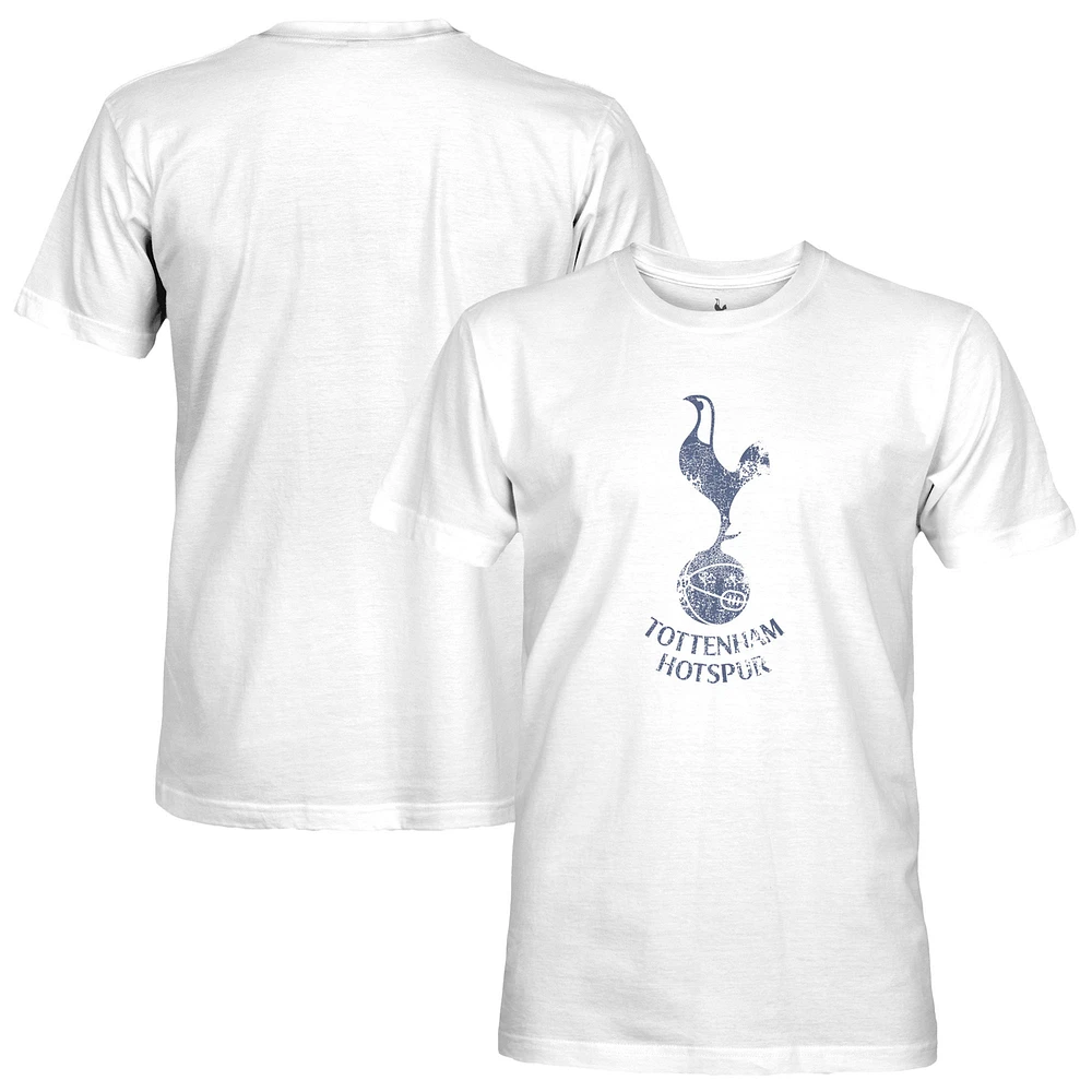Men's 1863FC White Tottenham Hotspur Mono Badge T-Shirt