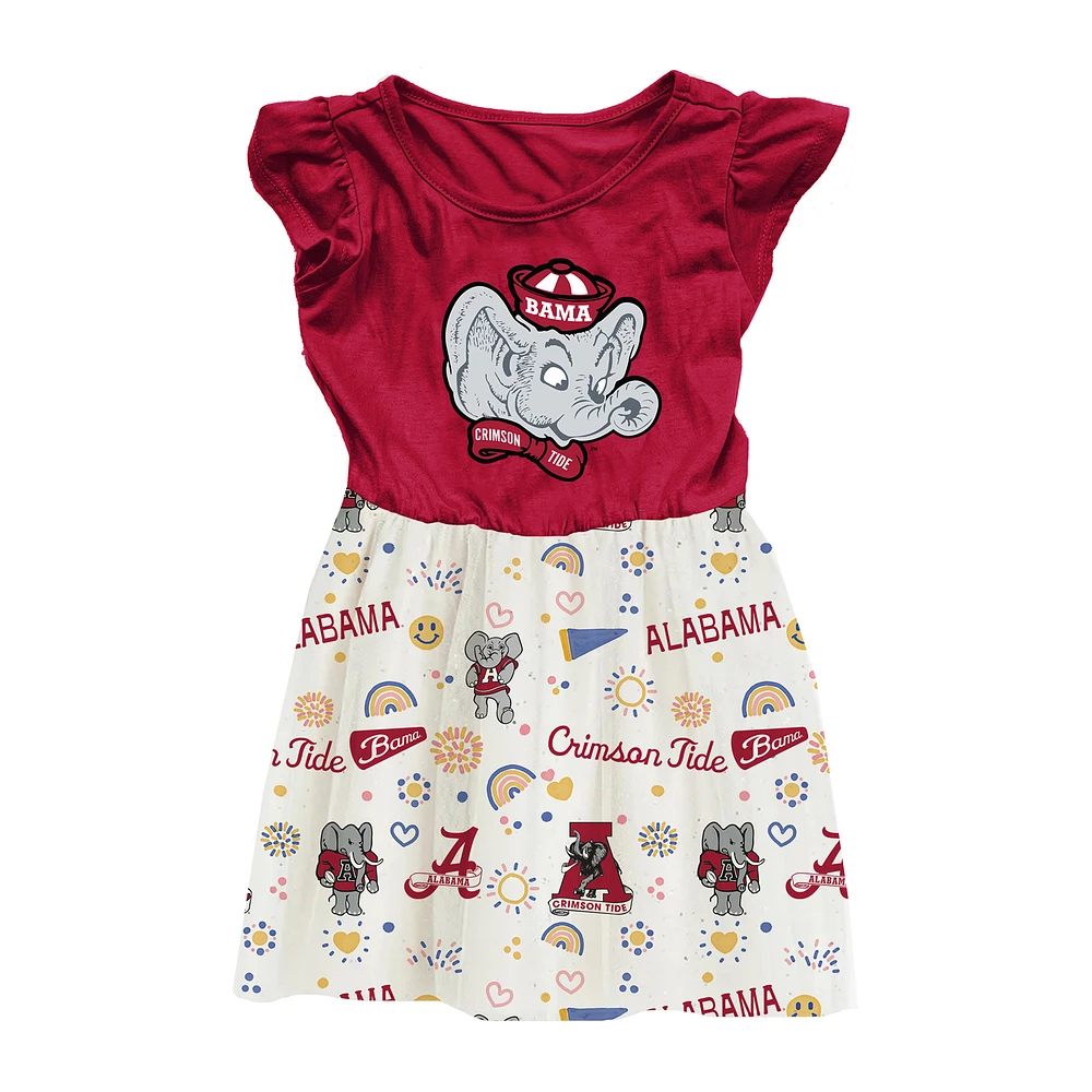 Toddler Wes & Willy Crimson Alabama Crimson Tide Vault Princess Dress