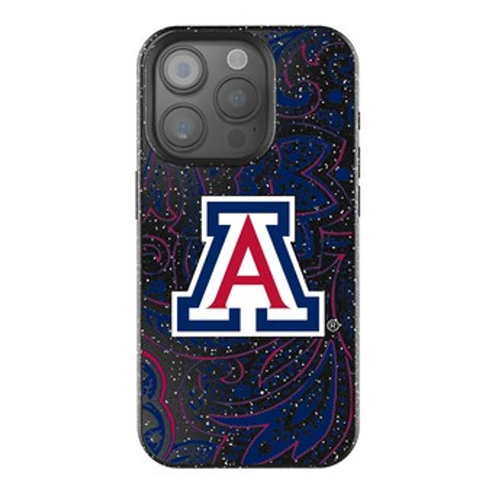 Keyscaper Arizona Wildcats Paisley Bling iPhone Case