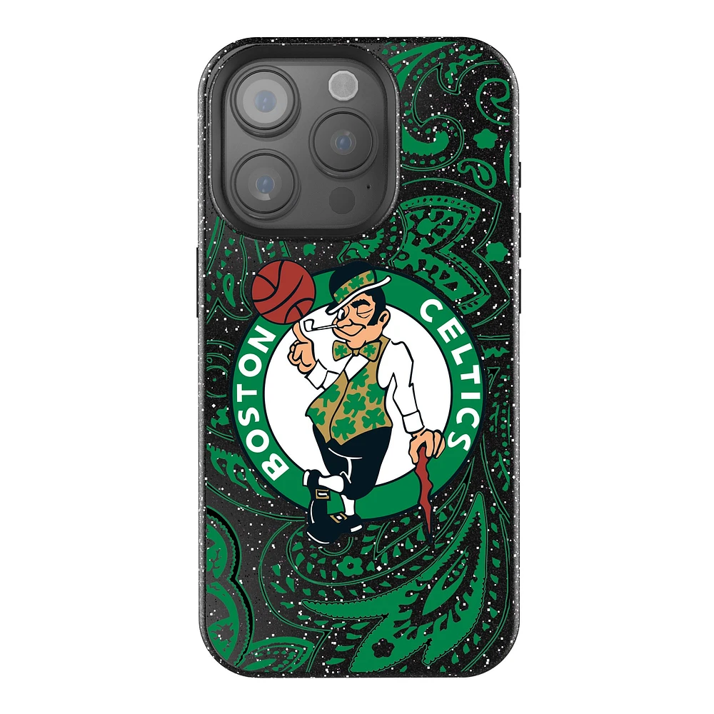 Keyscaper Boston Celtics Paisley Bling iPhone Case