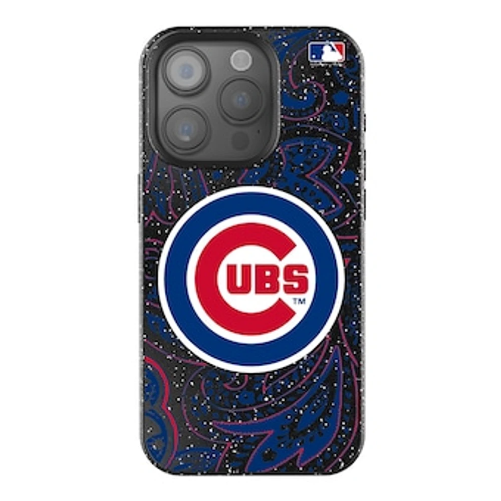 Keyscaper Chicago Cubs Paisley Bling iPhone Case