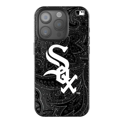 Keyscaper Chicago White Sox Paisley Bling iPhone Case