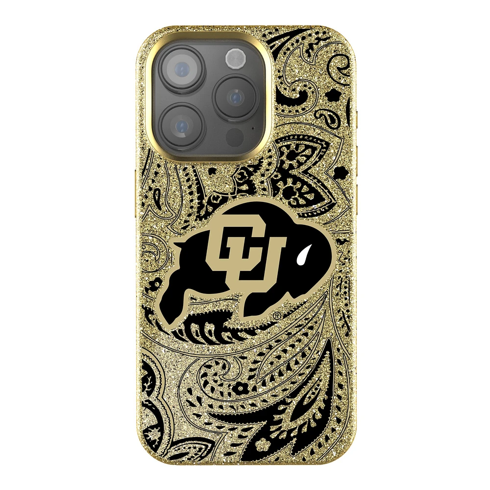 Keyscaper Colorado Buffaloes Paisley Bling iPhone Case
