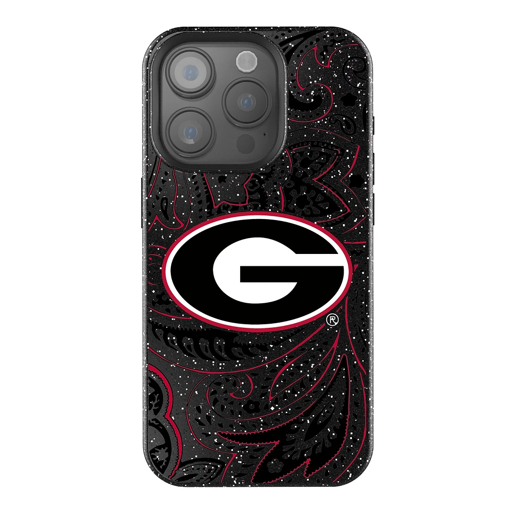 Keyscaper Georgia Bulldogs Paisley Bling iPhone Case