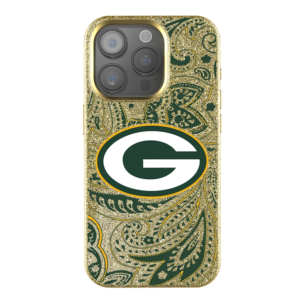 Keyscaper Green Bay Packers Paisley Bling iPhone Case