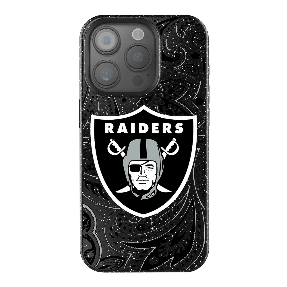 Keyscaper Las Vegas Raiders Paisley Bling iPhone Case
