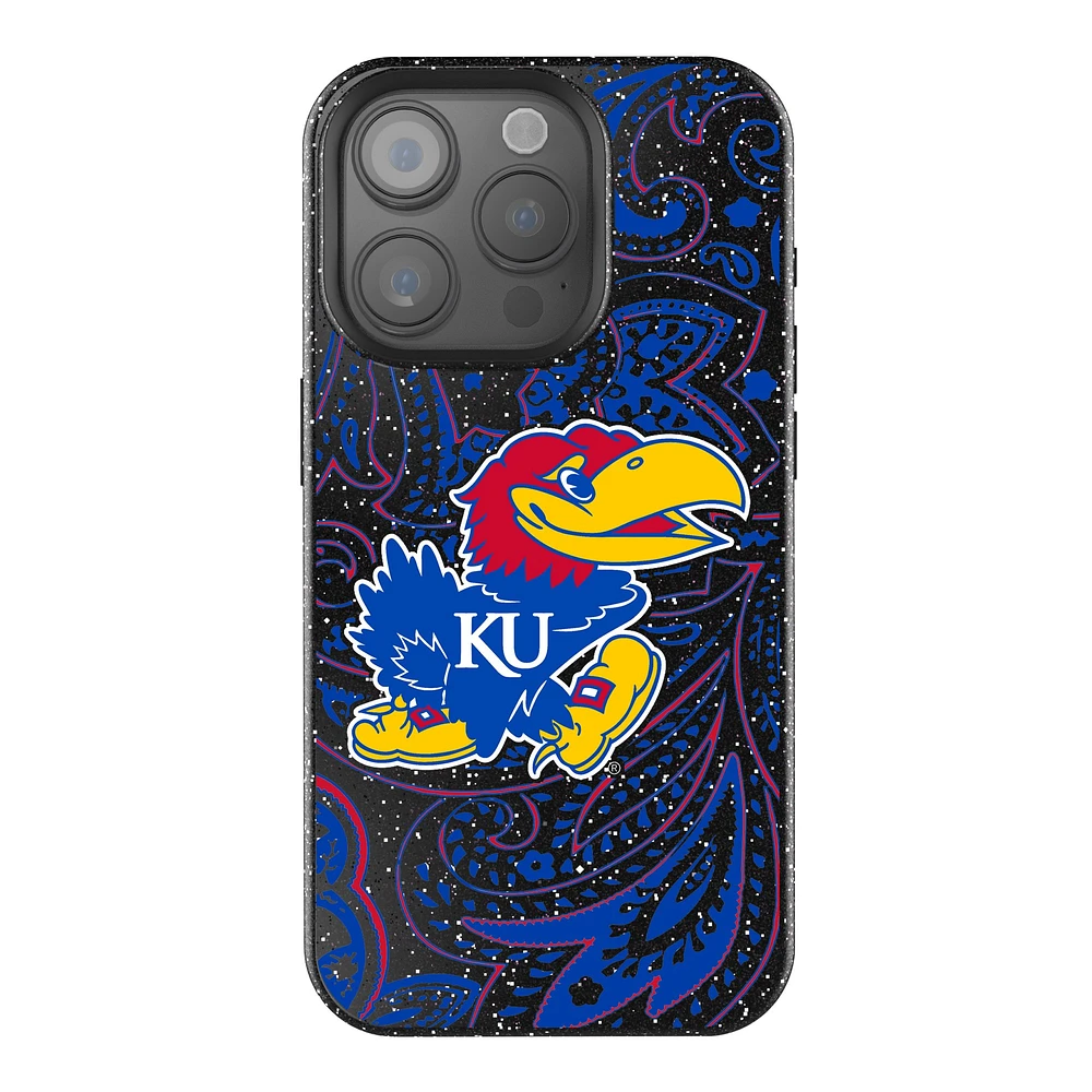 Keyscaper Kansas Jayhawks Paisley Bling iPhone Case