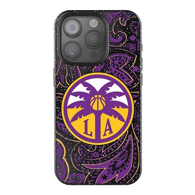 Keyscaper Los Angeles Sparks Paisley Bling iPhone Case