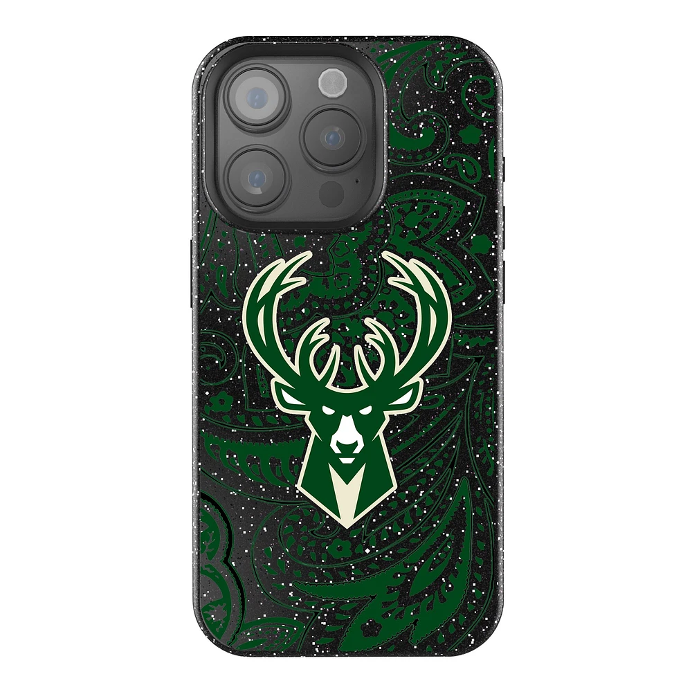 Keyscaper Milwaukee Bucks Paisley Bling iPhone Case