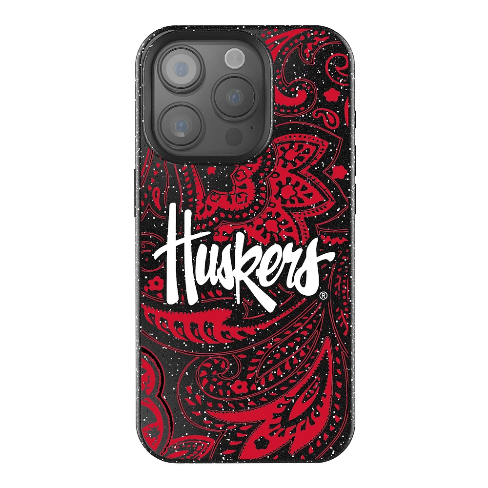 Keyscaper Nebraska Huskers Paisley Bling iPhone Case
