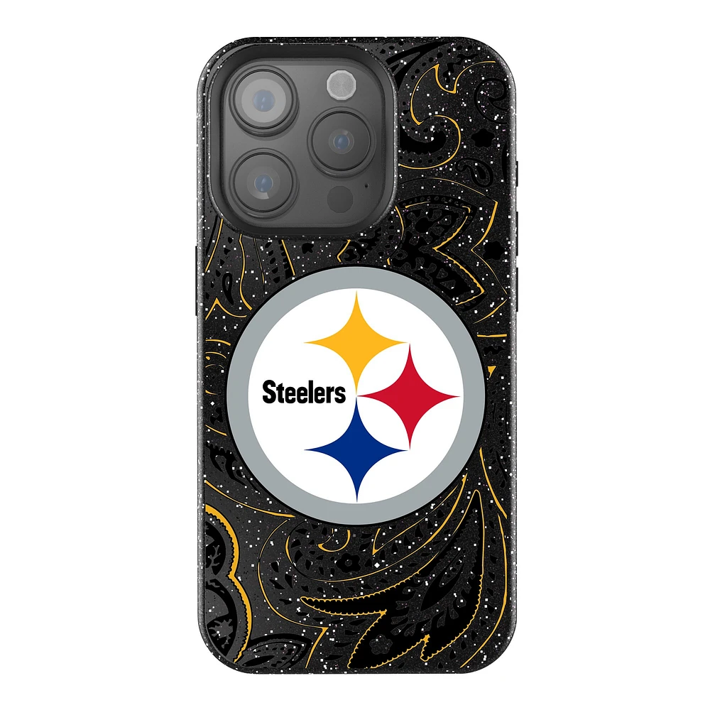 Keyscaper Pittsburgh Steelers Paisley Bling iPhone Case