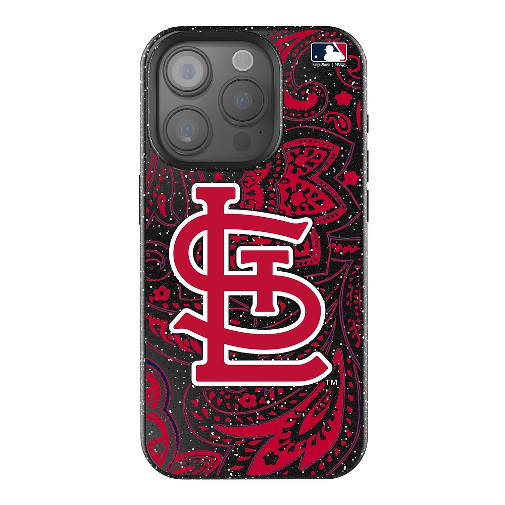 Keyscaper St. Louis Cardinals Paisley Bling iPhone Case
