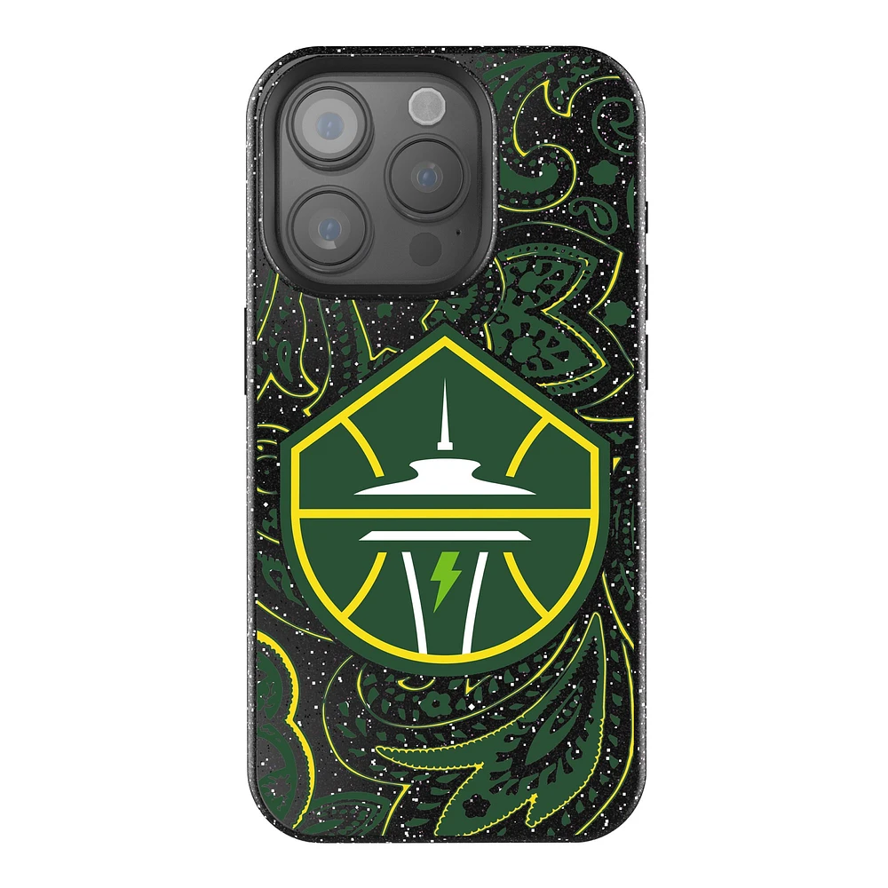 Keyscaper Seattle Storm Paisley Bling iPhone Case
