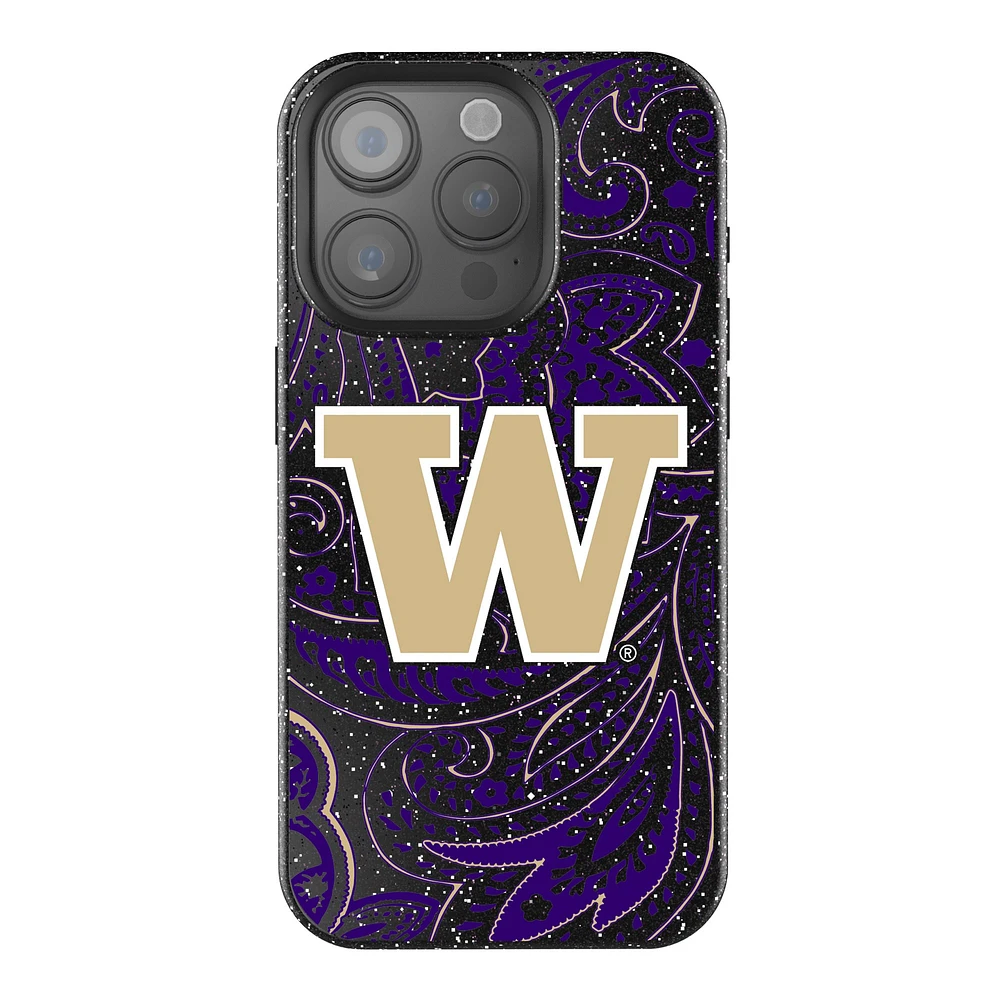 Keyscaper Washington Huskies Paisley Bling iPhone Case