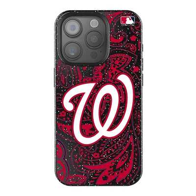 Keyscaper Washington Nationals Paisley Bling iPhone Case