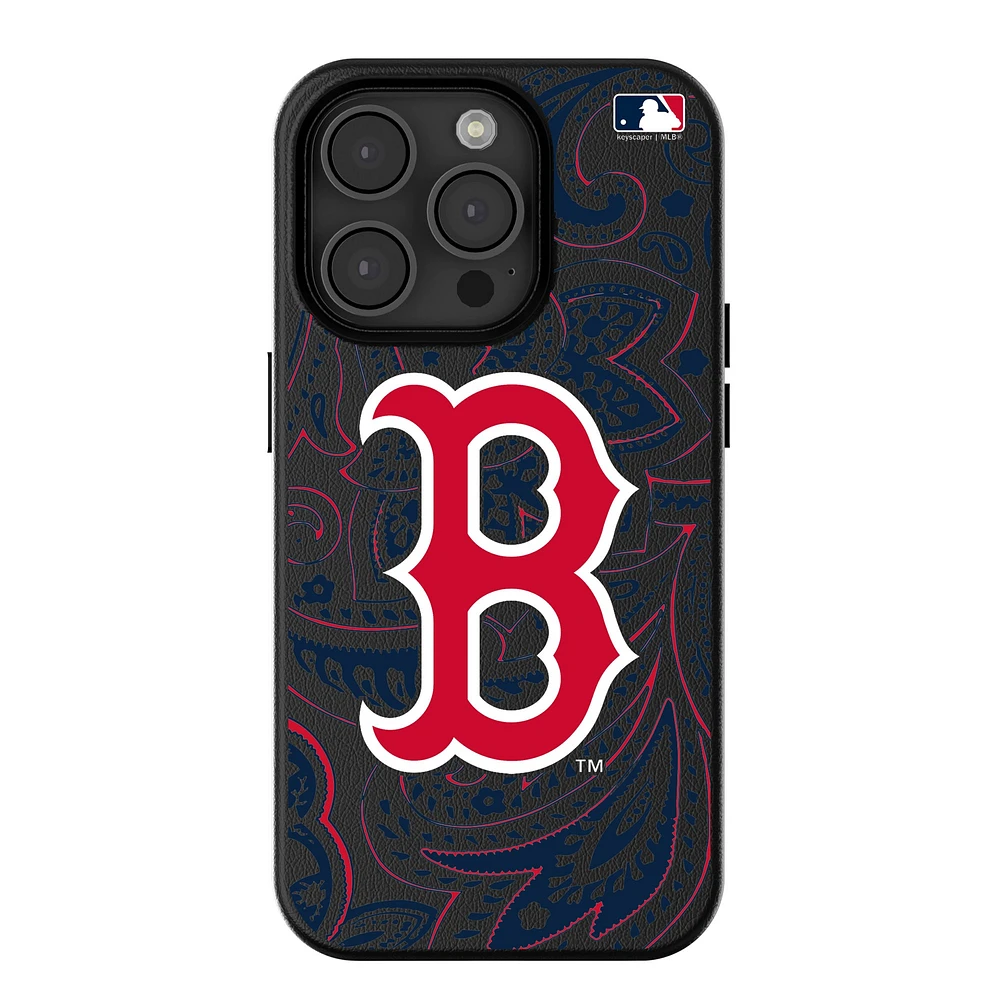 Keyscaper Boston Red Sox Paisley iPhone Magnetic Bump Case