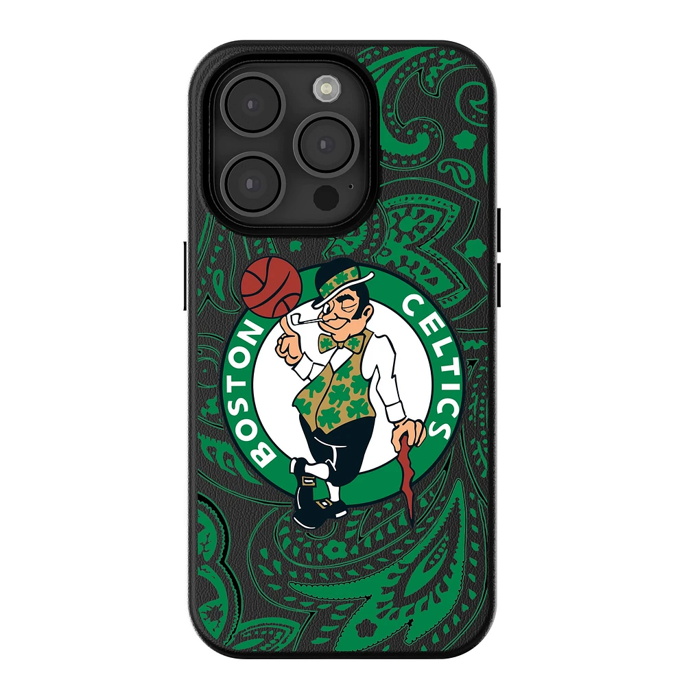 Keyscaper Boston Celtics Paisley iPhone Magnetic Bump Case