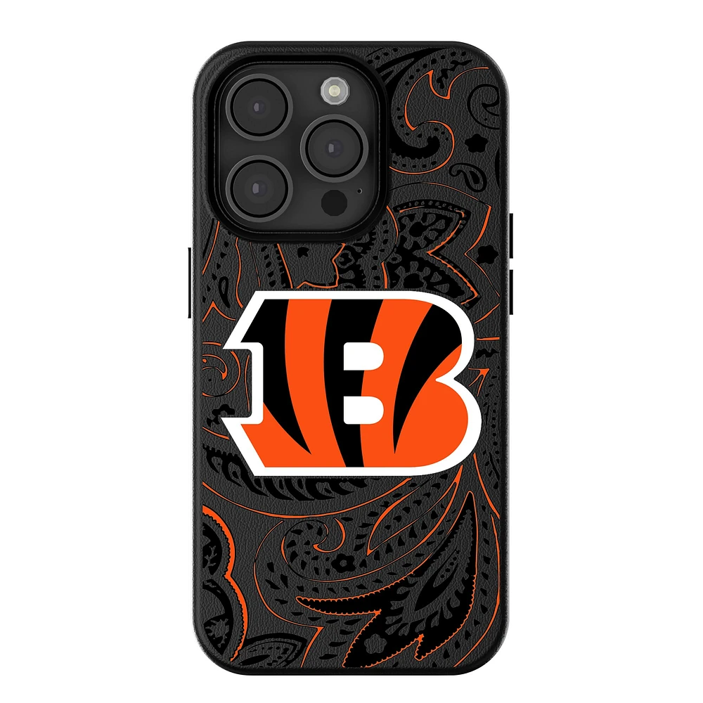 Keyscaper Cincinnati Bengals Paisley iPhone Magnetic Bump Case
