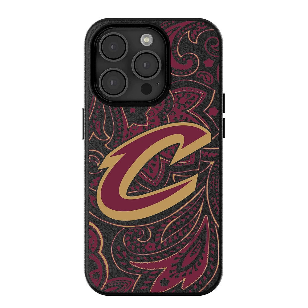 Keyscaper Cleveland Cavaliers Paisley iPhone Magnetic Bump Case