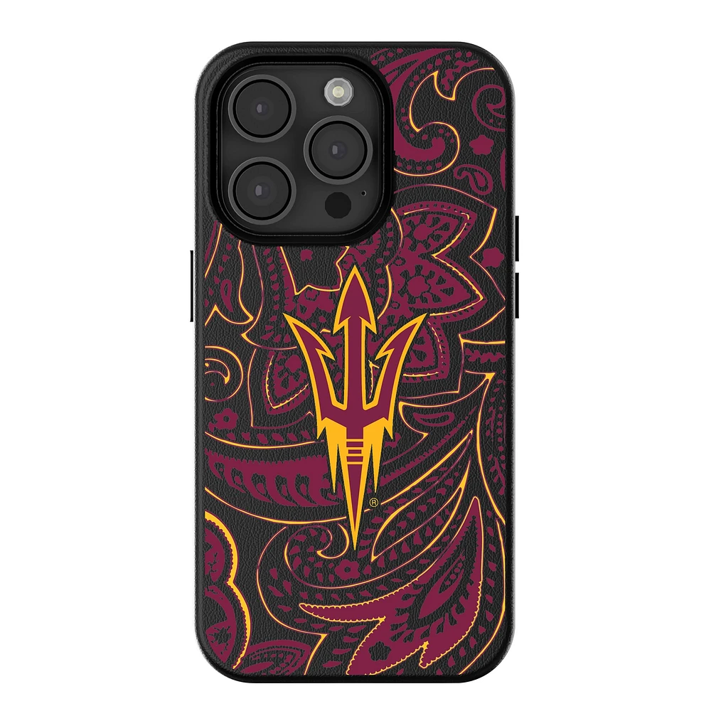 Keyscaper Arizona State Sun Devils Paisley iPhone Magnetic Bump Case