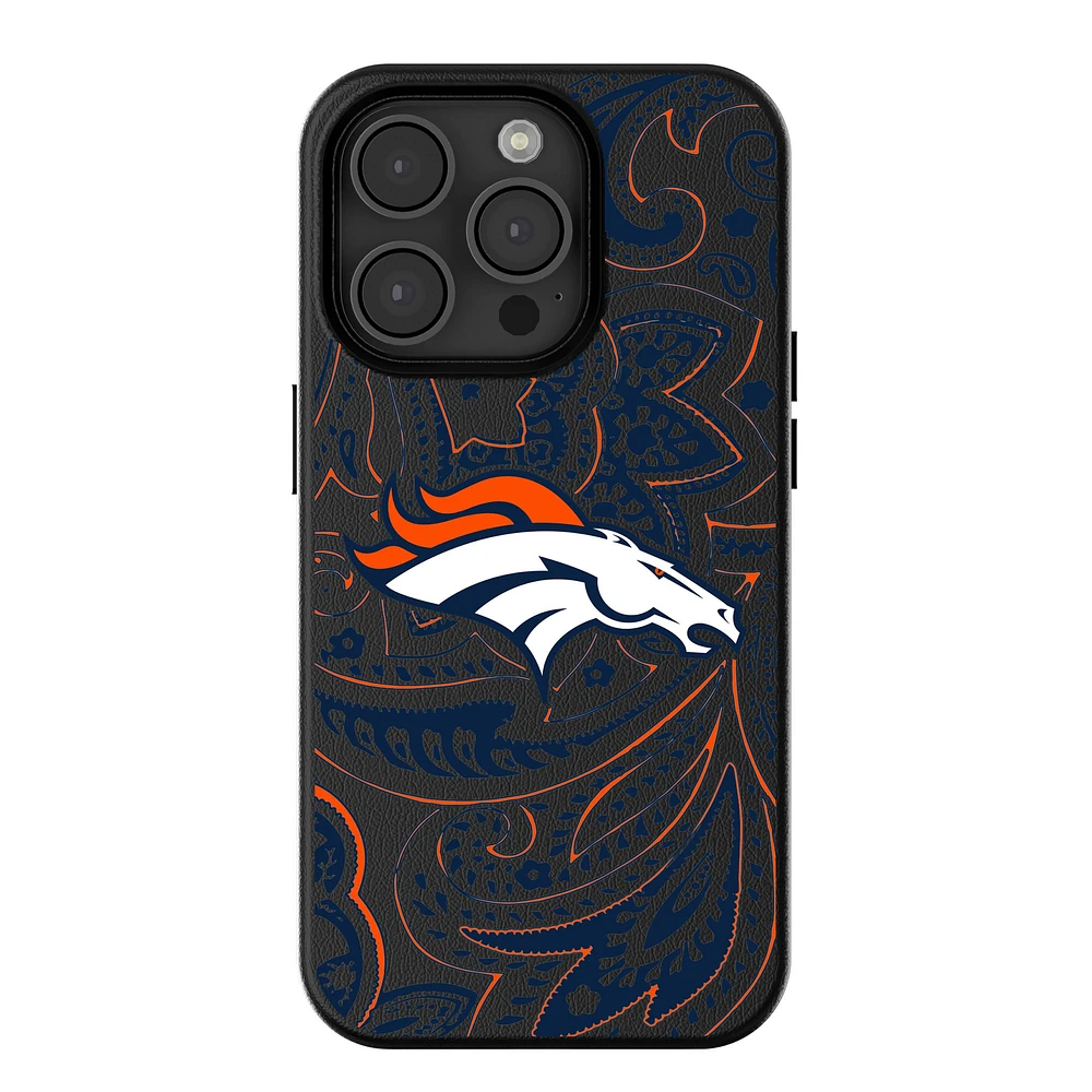 Keyscaper Denver Broncos Paisley iPhone Magnetic Bump Case