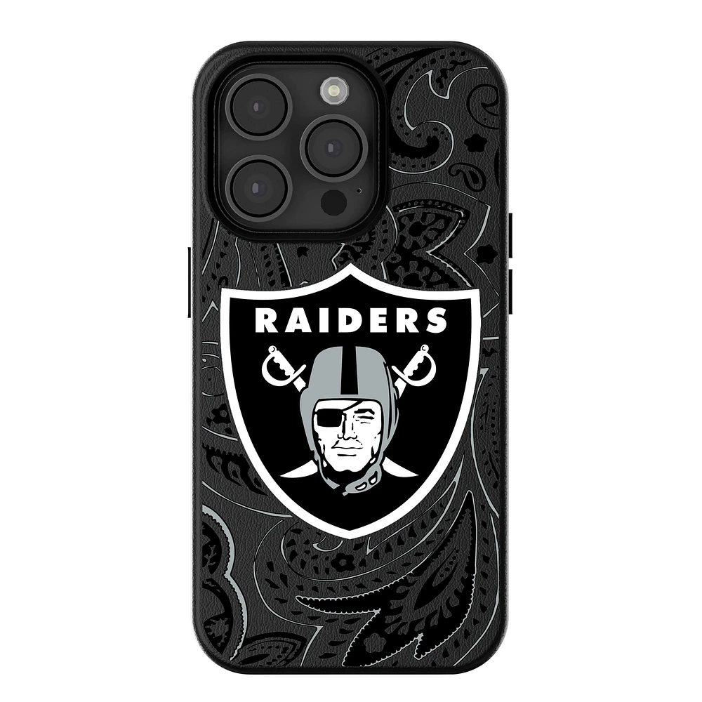 Keyscaper Las Vegas Raiders Paisley iPhone Magnetic Bump Case