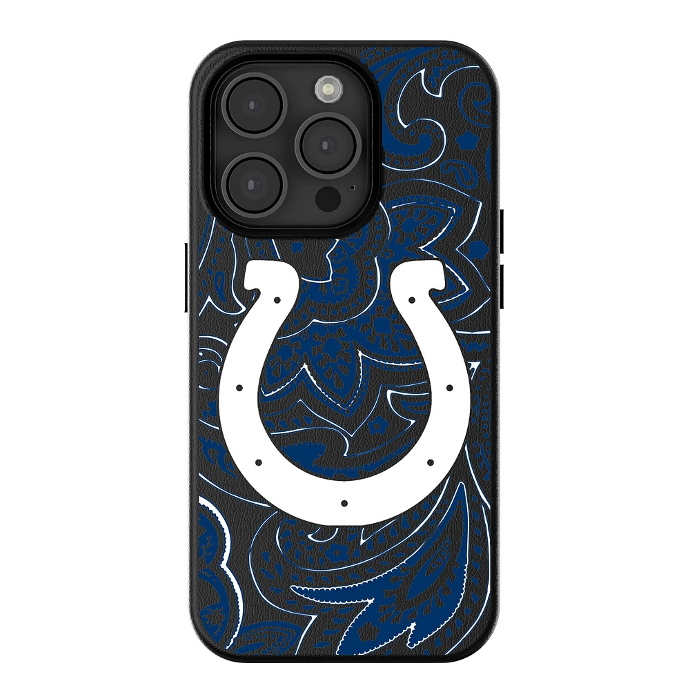 Keyscaper Indianapolis Colts Paisley iPhone Magnetic Bump Case