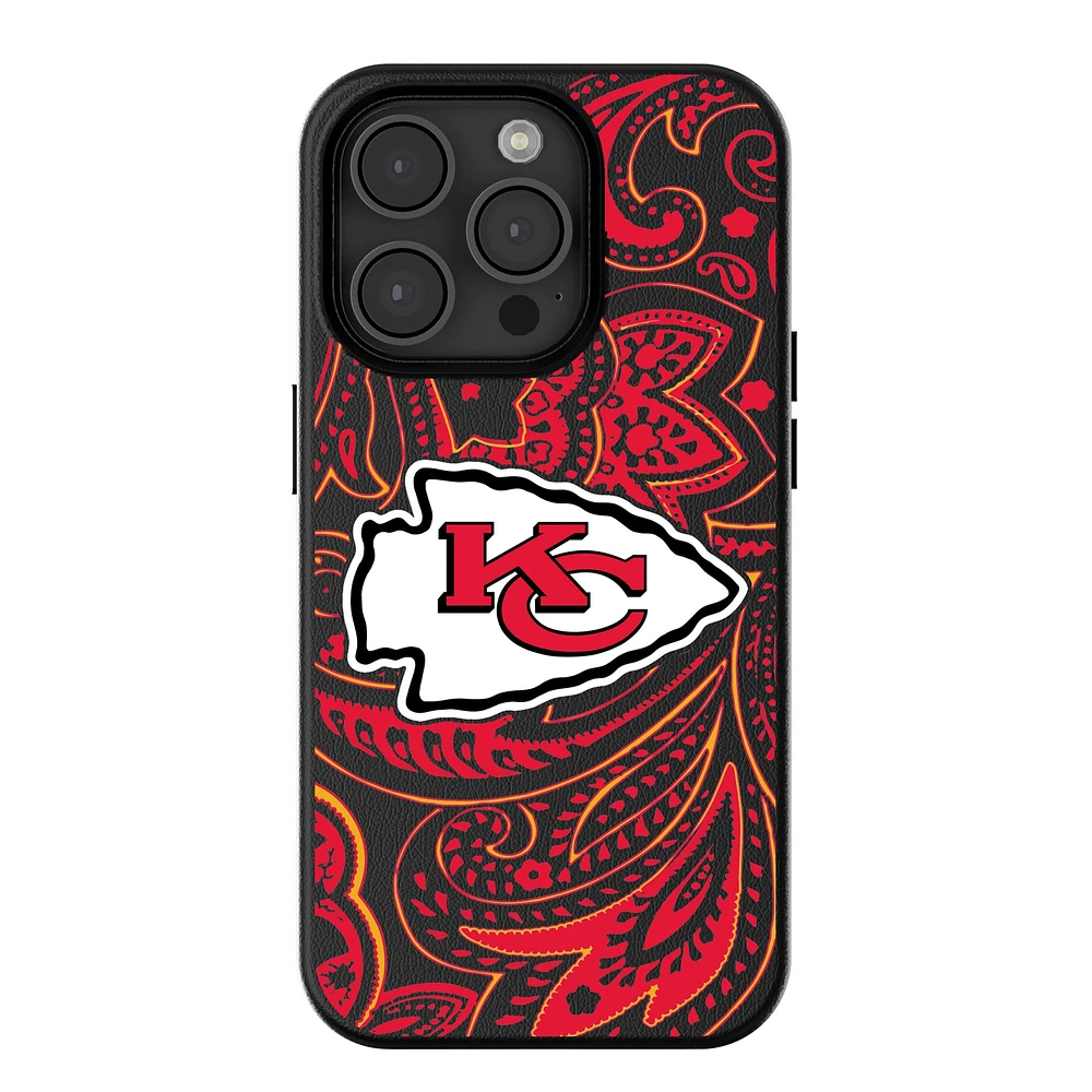 Keyscaper Kansas City Chiefs Paisley iPhone Magnetic Bump Case