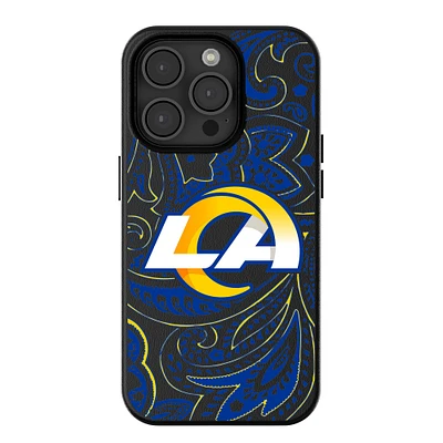 Keyscaper Los Angeles Rams Paisley iPhone Magnetic Bump Case
