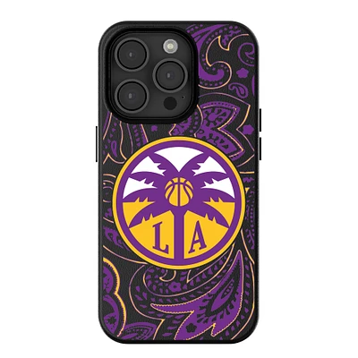 Keyscaper Los Angeles Sparks Paisley iPhone Magnetic Bump Case